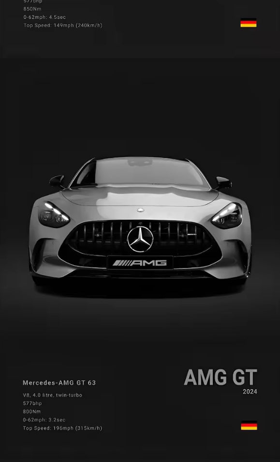 Mercedes Benz Poster