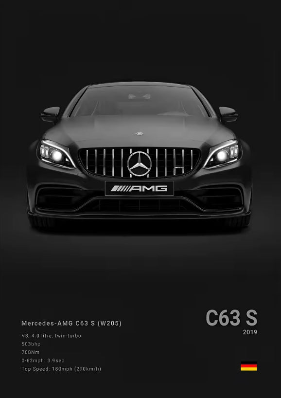 Mercedes Benz Poster