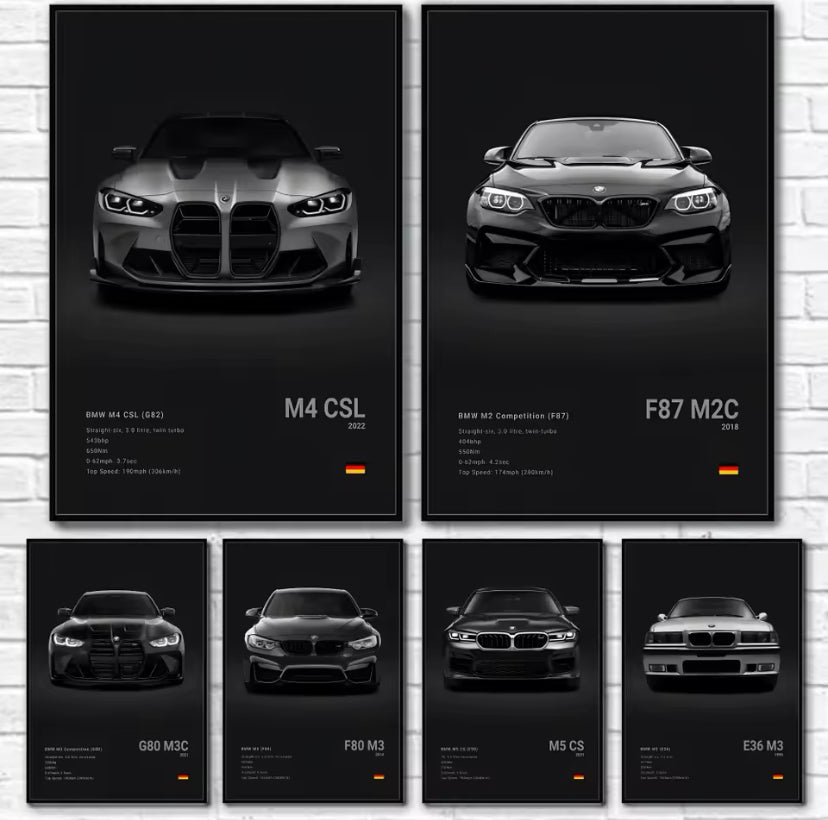 BMW Posters